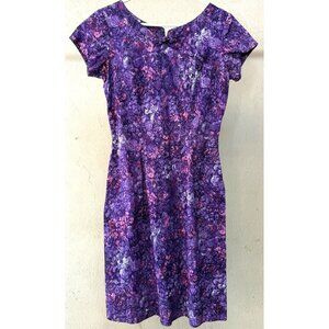 Vintage Hawaiian Tiki Dress 1960s Calabash House Honolulu Waikiki Small READ